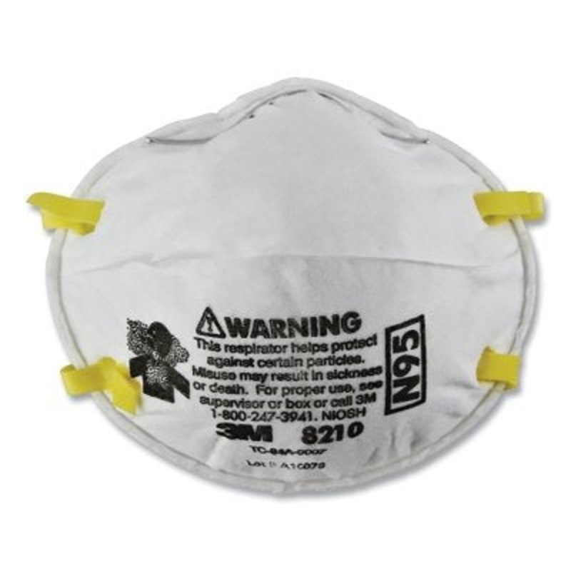 N95 Particulate Respirator, Half Facepiece, Filter, One Size